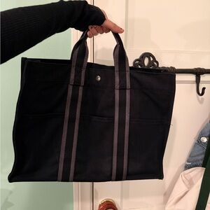 Hermes Black Tote Bag